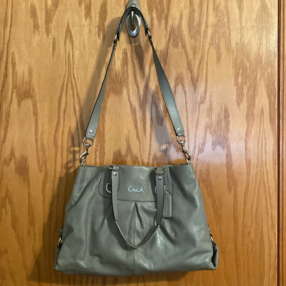 Coach Ashley Patent Leather Carryall - Picture 5 of 16